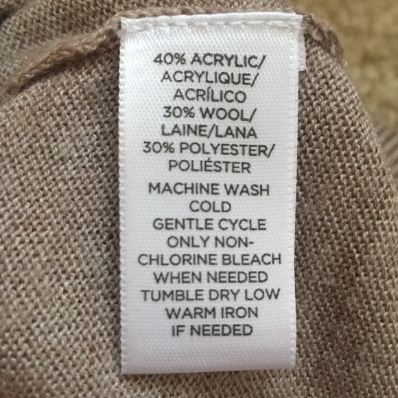 Soft tan sweater from Ann Taylor Loft. Small. - Picture 4 of 4